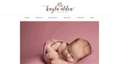 Desktop Screenshot of kaylaaldenphotography.com